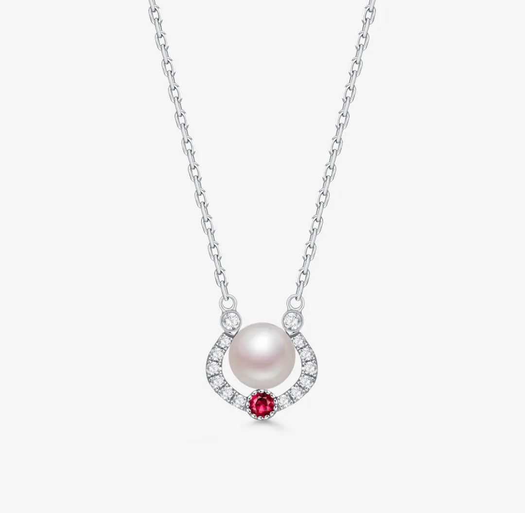 THIALH - CONCERTO - 18K White Gold Baby Akoya Necklace