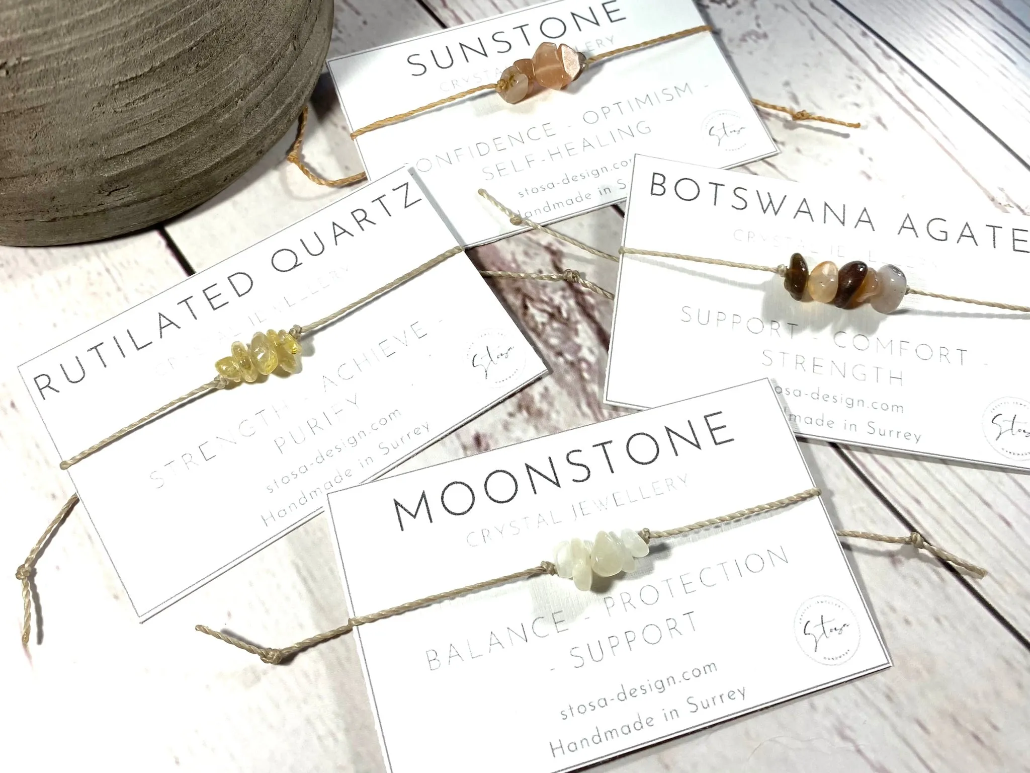 Tiny Crystal Bracelets - Chip Crystal