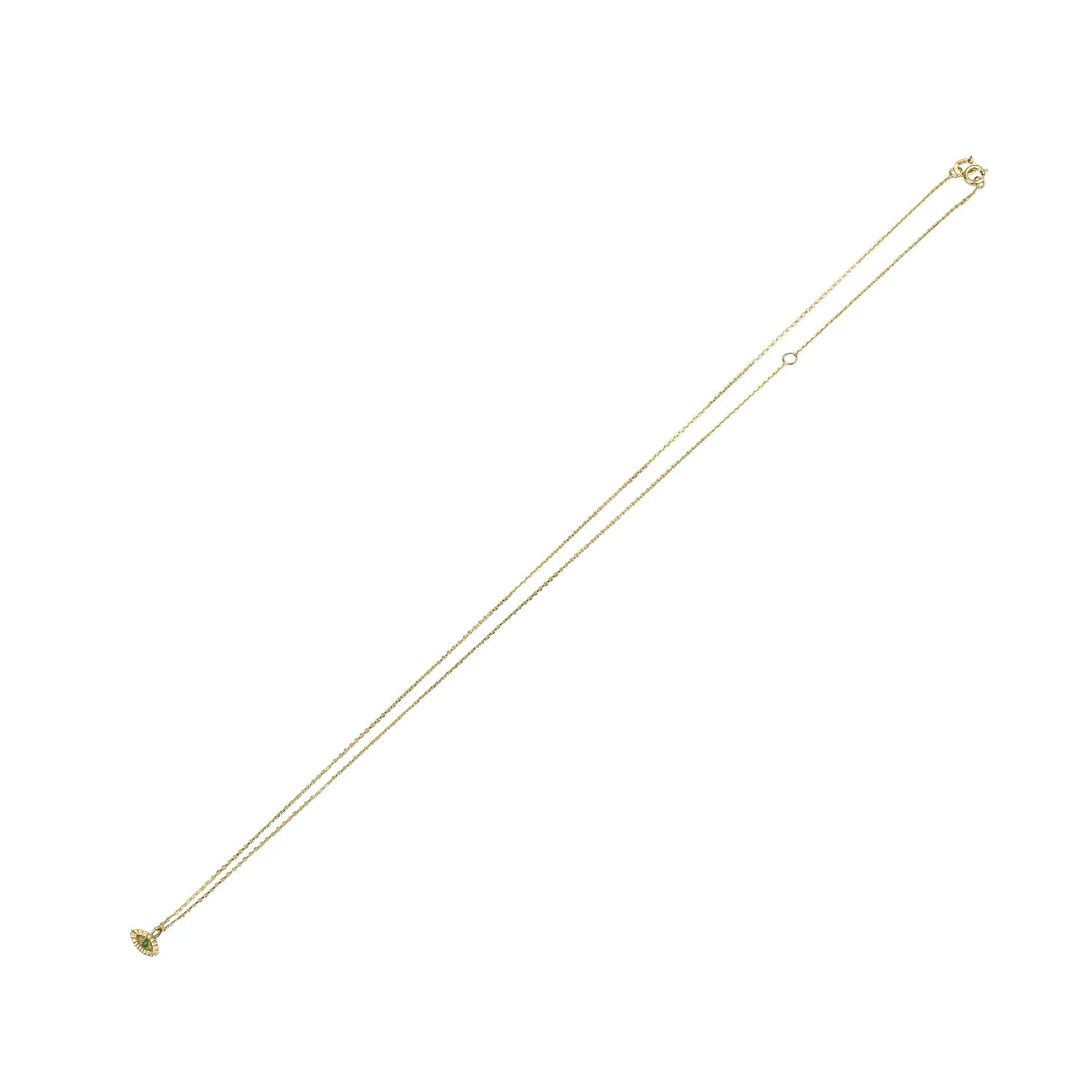 Tiny Eye Necklace Gold