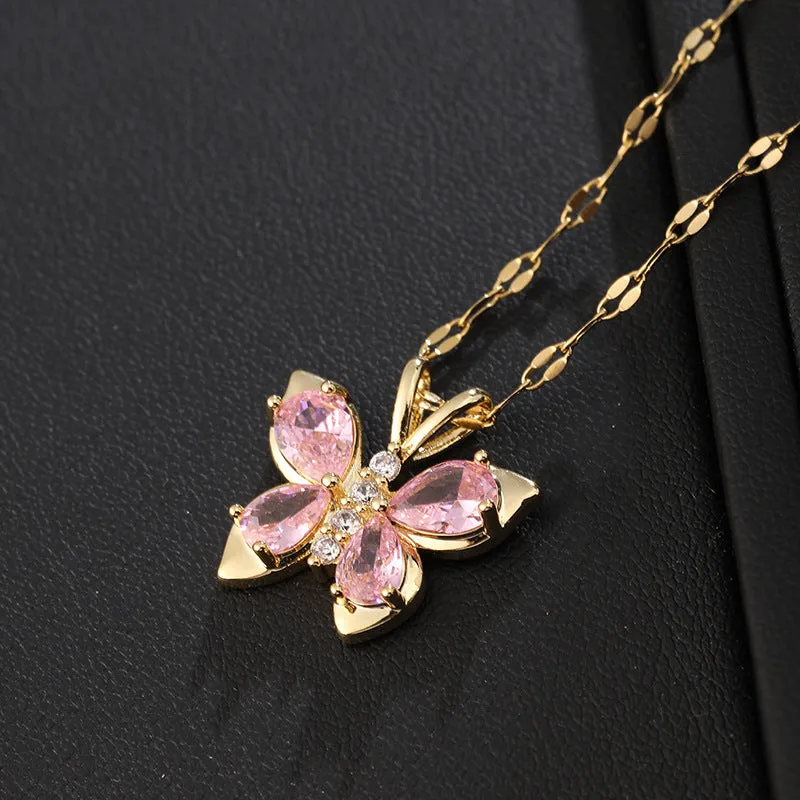 Titanium Steel Necklace For Women Without Fading