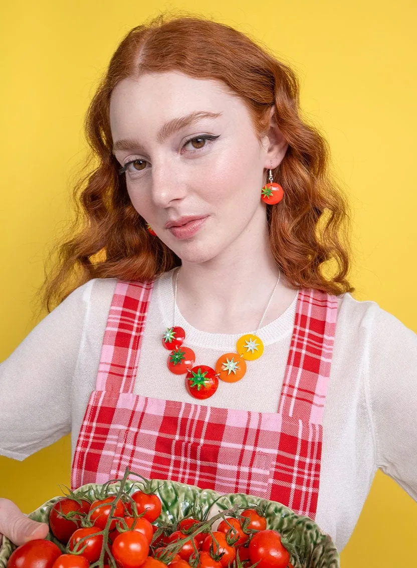 Tomato Link Necklace