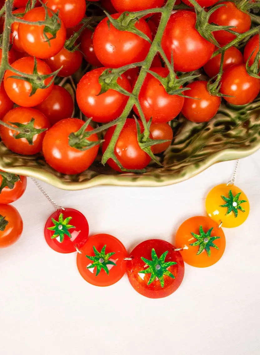 Tomato Link Necklace