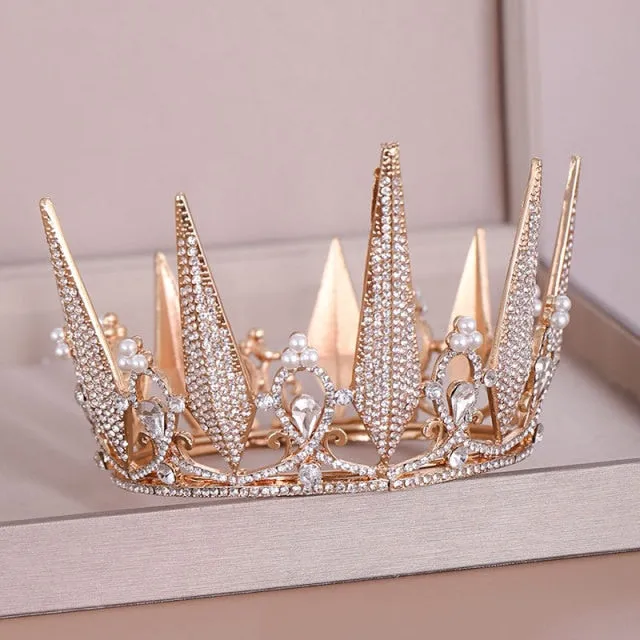 Totally Royal Wedding Crown for Bride-Queen or Quinceañera Princess