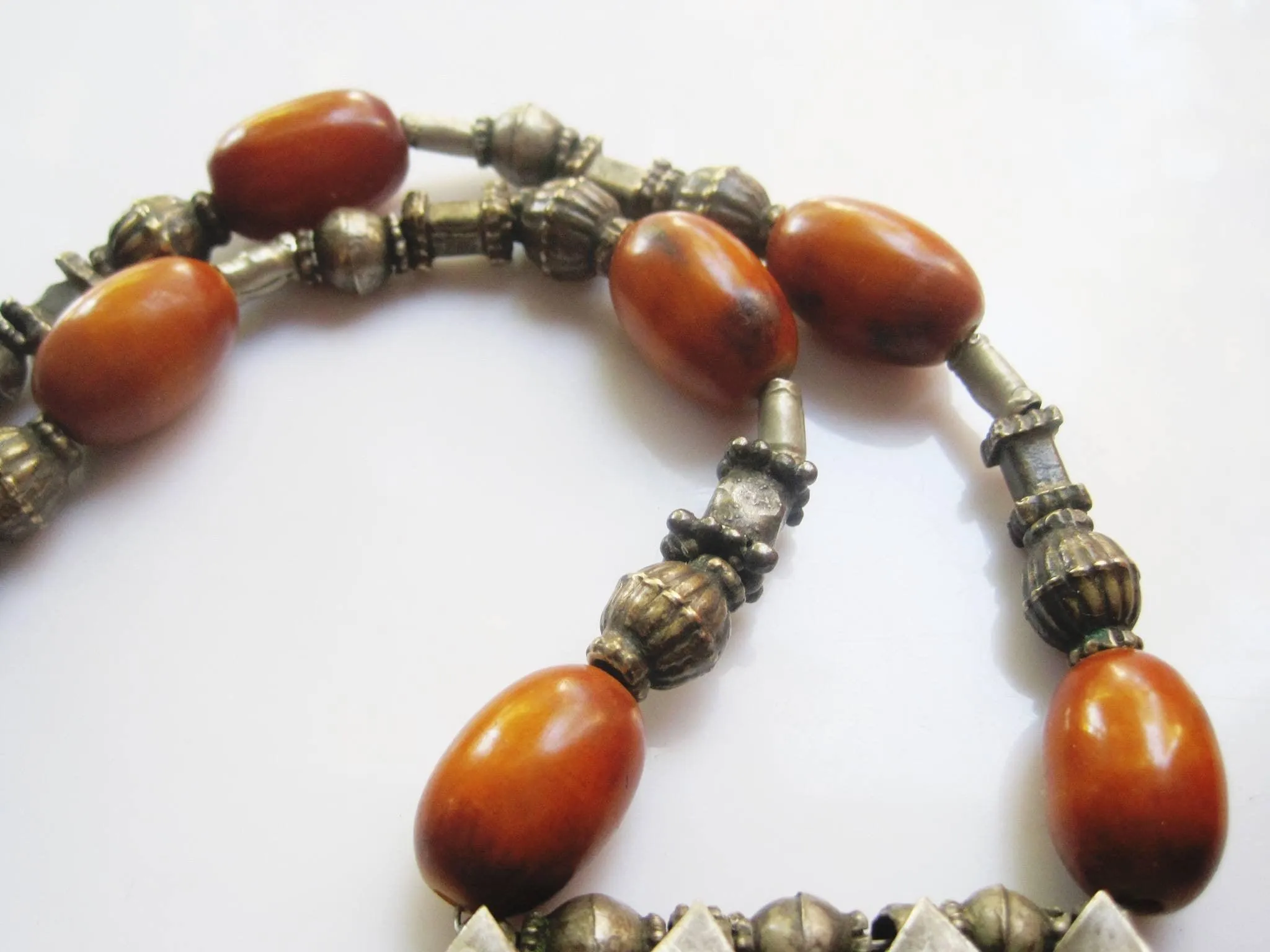 Vintage Bedouin Bakelite Beads Necklace